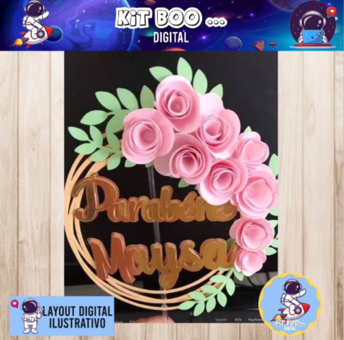 Arquivo Topo de Bolo - Feminino