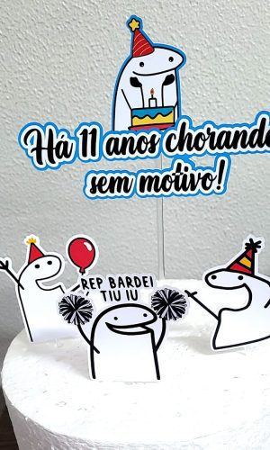 Arquivo Topo de Bolo Flork Menino