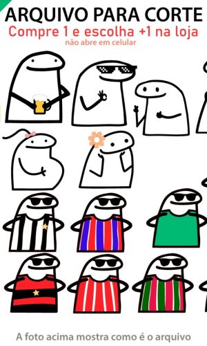 ARQUIVO Topo de bolo Florkofcows Futebol +1 arquivo da loja