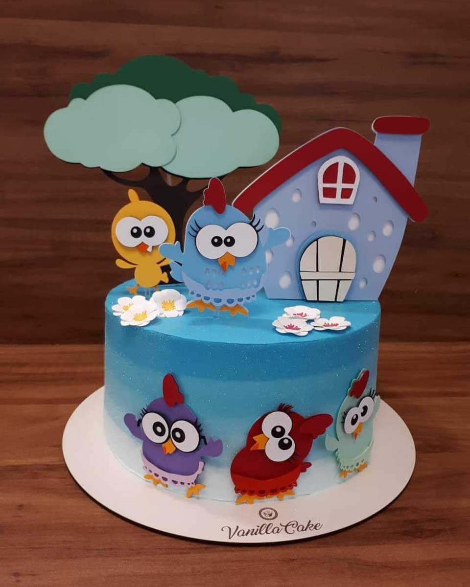 Arquivo Topo De Bolo - Galinha Pintadinha Cute