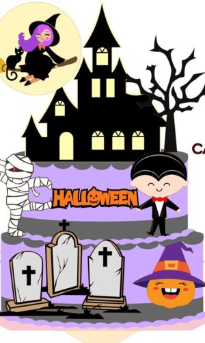 ARQUIVO TOPO DE BOLO HALLOWEEN camadas-03-COD: 903