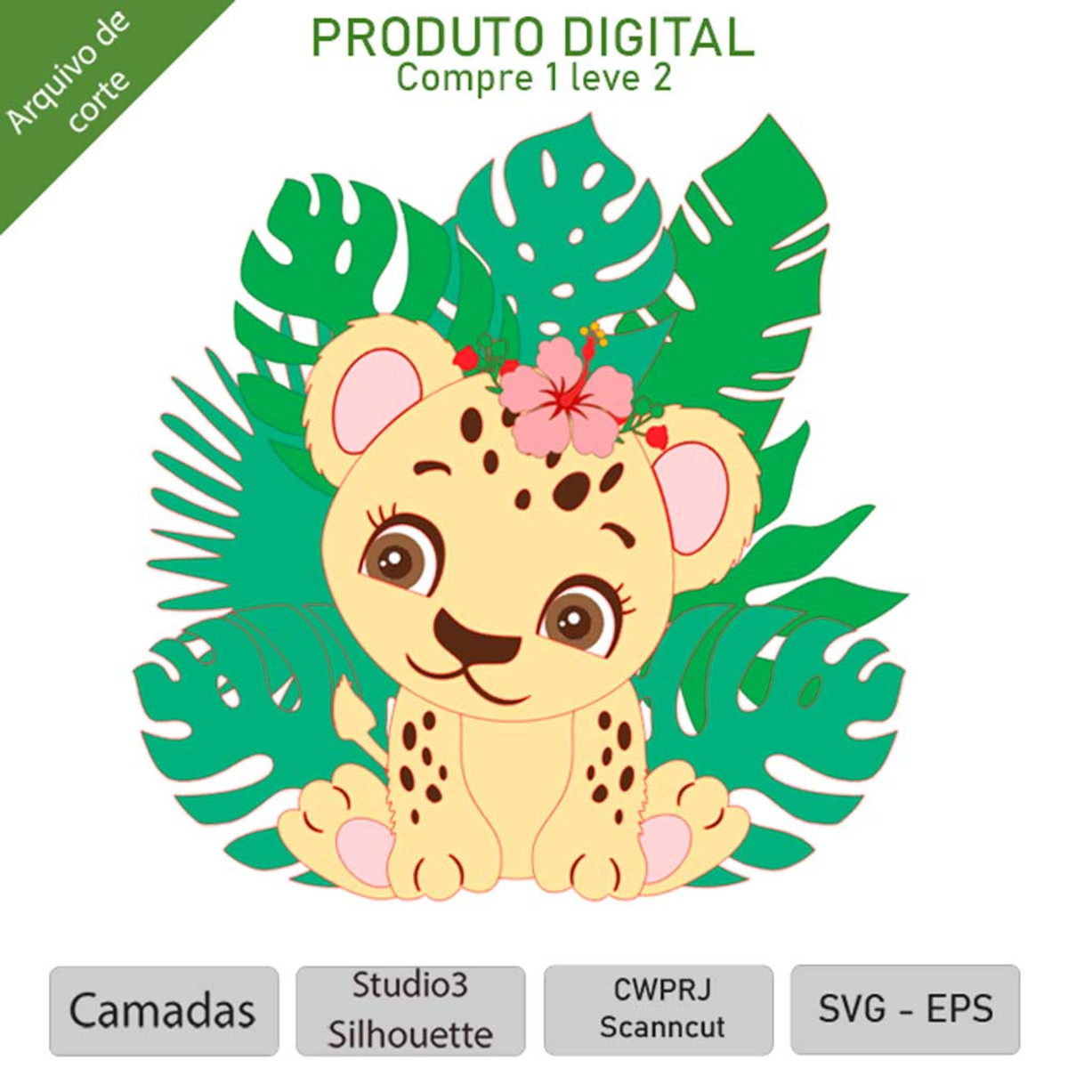 ARQUIVO Topo de bolo Mesversario Oncinha +1 tema