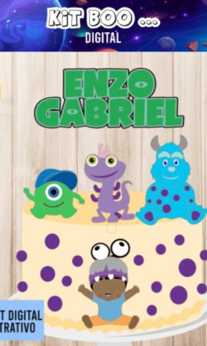 Arquivo Topo de Bolo - Monstros Sa Menino