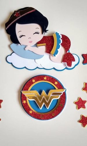 Arquivo Topo De Bolo - Mulher Maravilha Baby