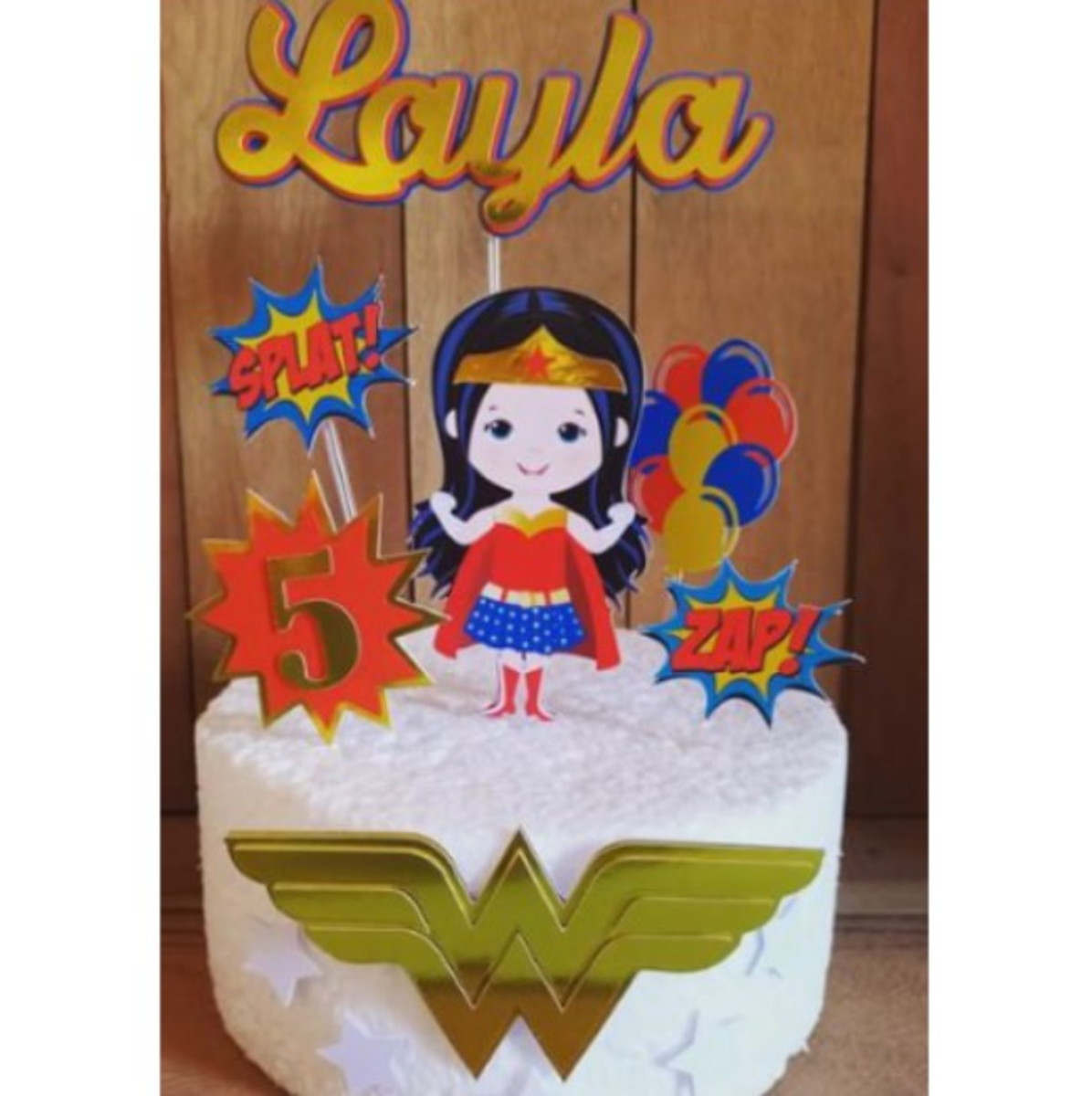 Arquivo Topo de Bolo - Mulher Maravilha Cute