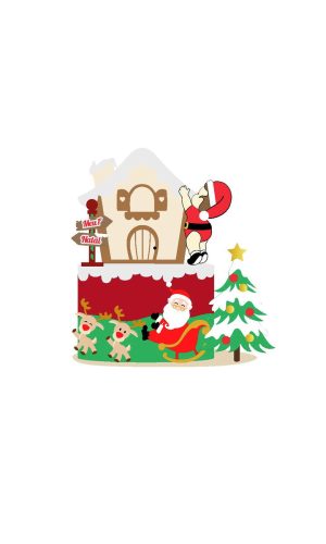Arquivo Topo de Bolo Natal Bebê em Pé