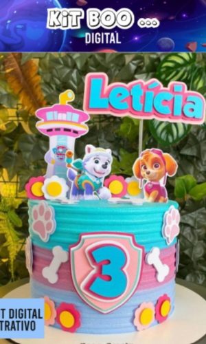 Arquivo Topo de Bolo - Patrulha Canina Menina