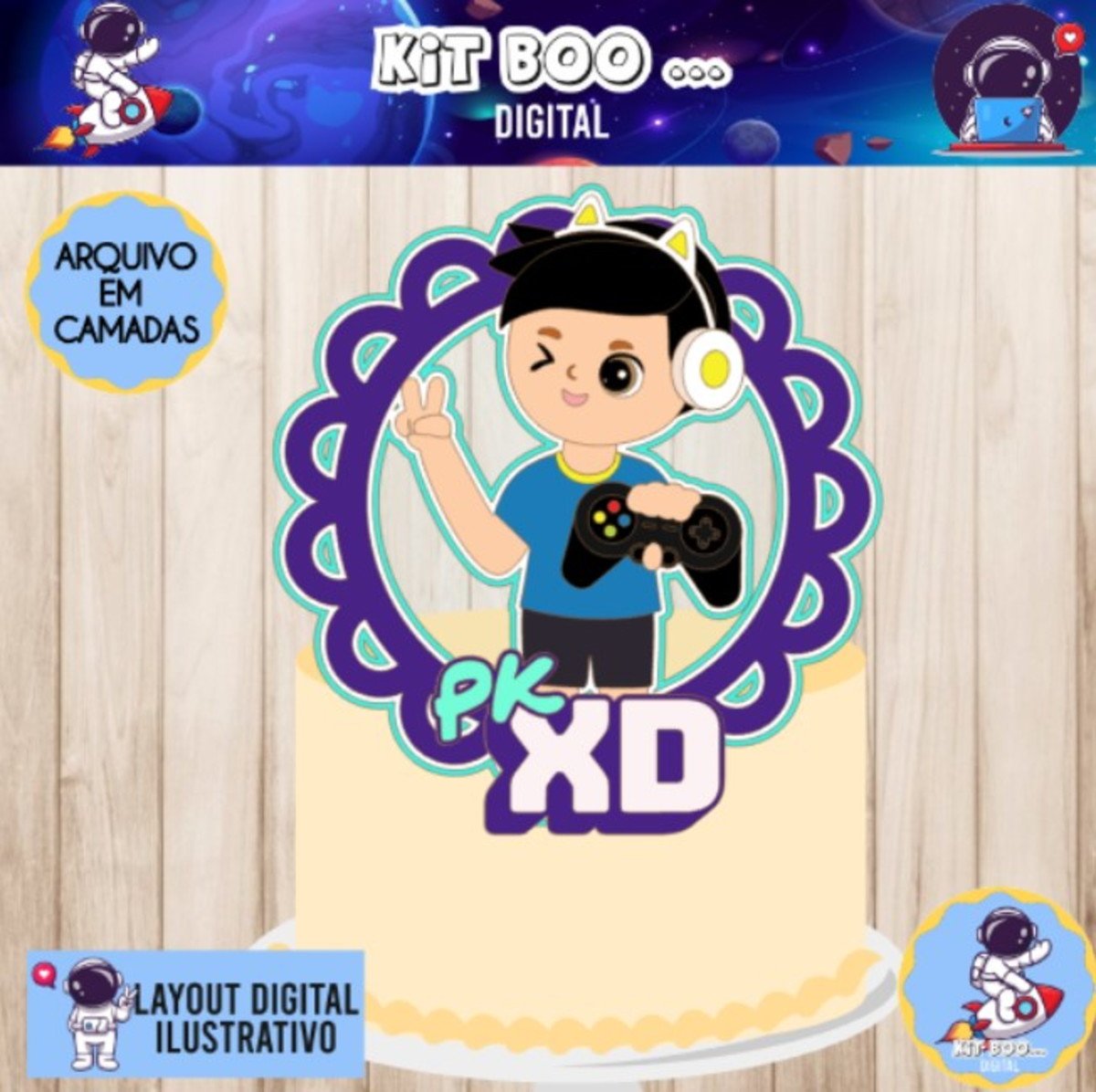 Arquivo Topo de Bolo - Pk Xd Menino