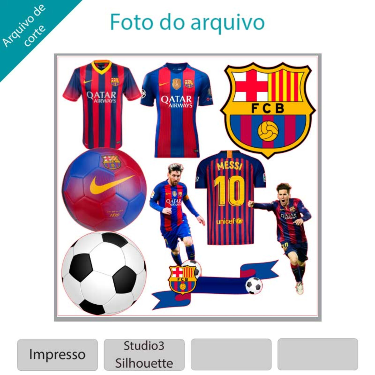 ARQUIVO Topo de bolo Time FCB - Imagem 2