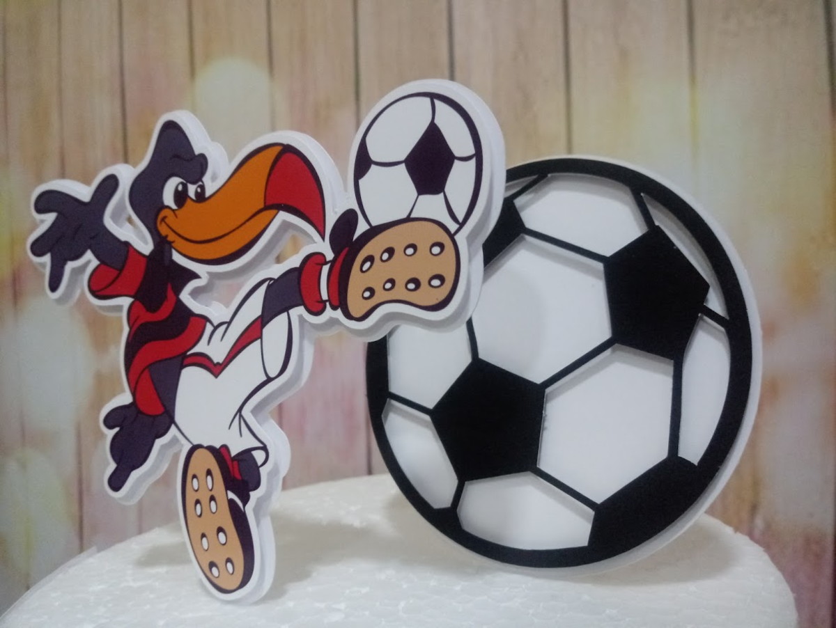 Arquivo topo flamengo camada bola vazada 3d - Imagem 4
