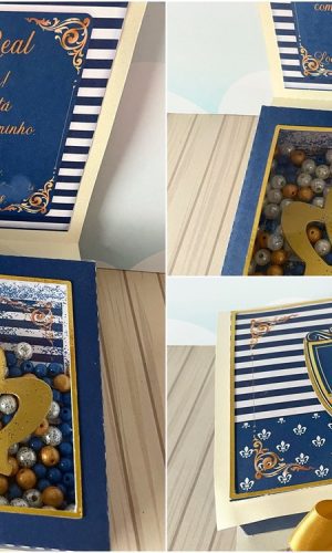 Arquivos de Corte Caixa Convite Realeza Menino
