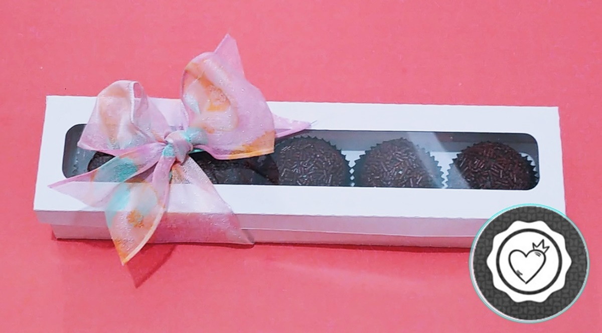 Arquivos de corte caixa para 5 doces - Imagem 2