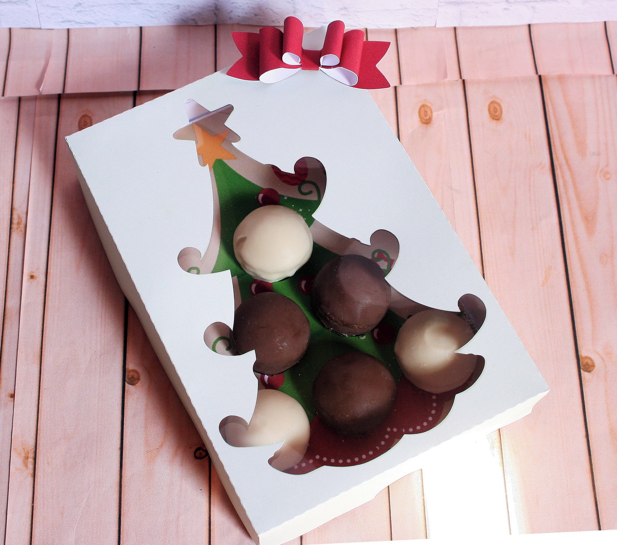 Arquivos de Corte Caixas para 6 Doces Tema Natal - Imagem 2