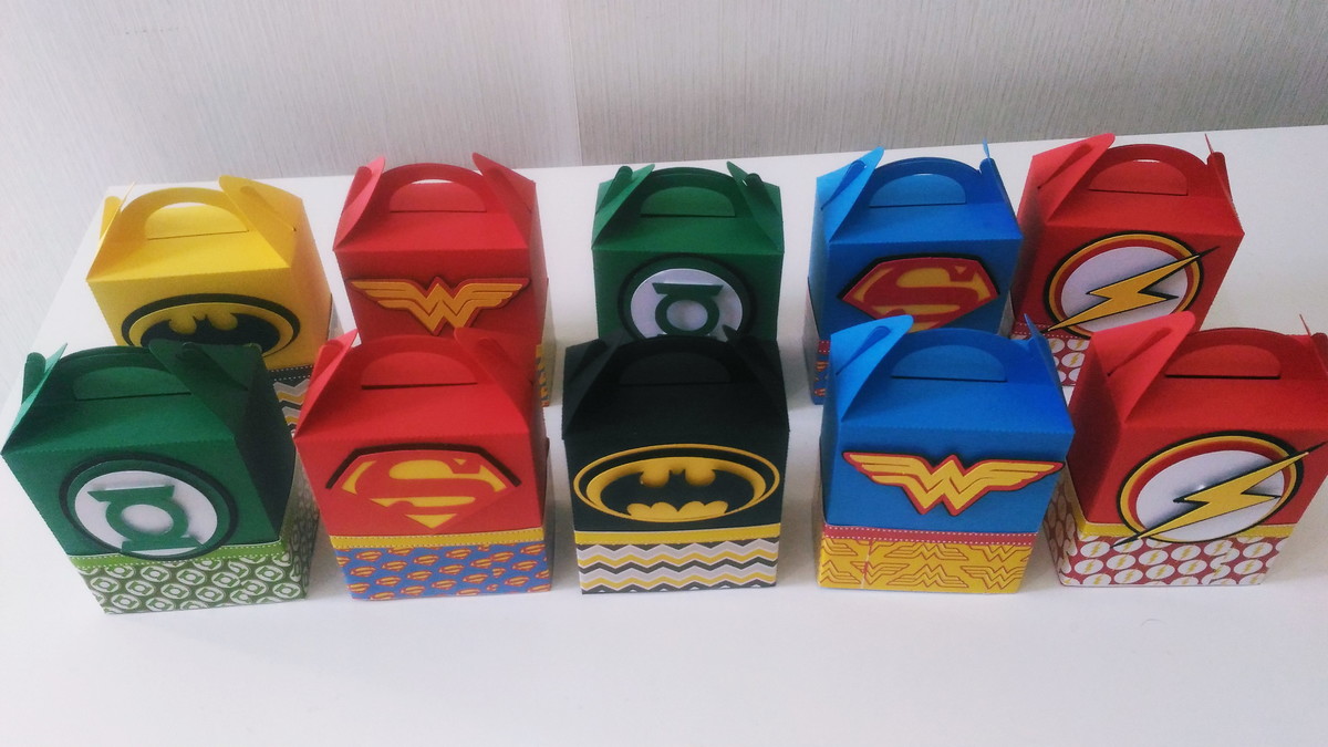 Arquivos de Corte Caixas Sacolinhas Super Herois - Imagem 4