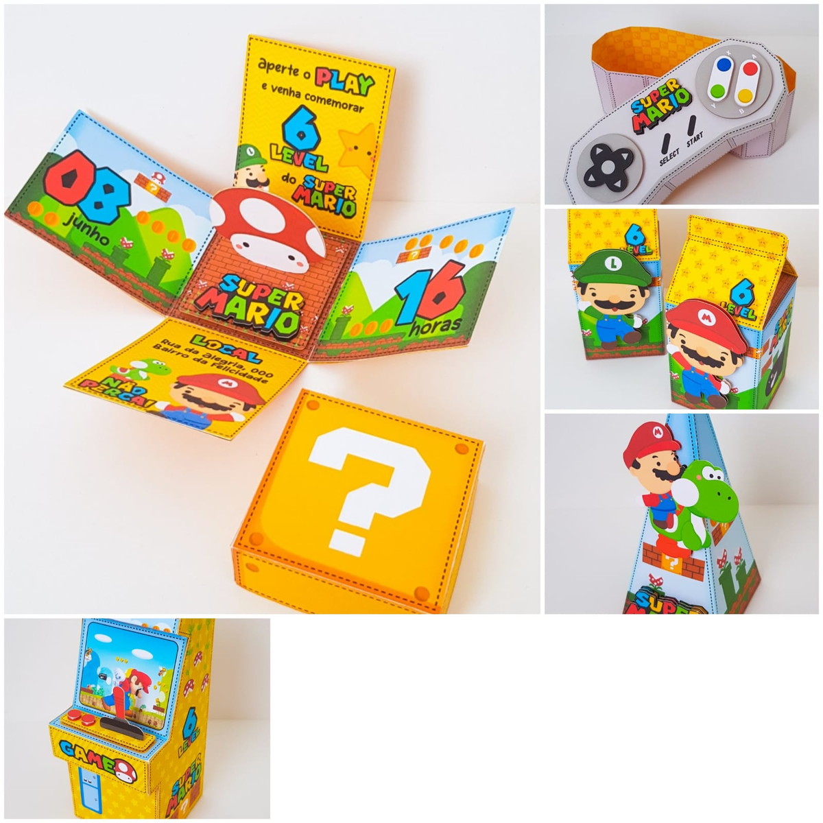 Arquivos de Corte Kit Super Mario - Imagem 2