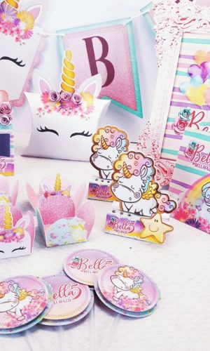 Arquivos de corte kit unicornio luxo 01