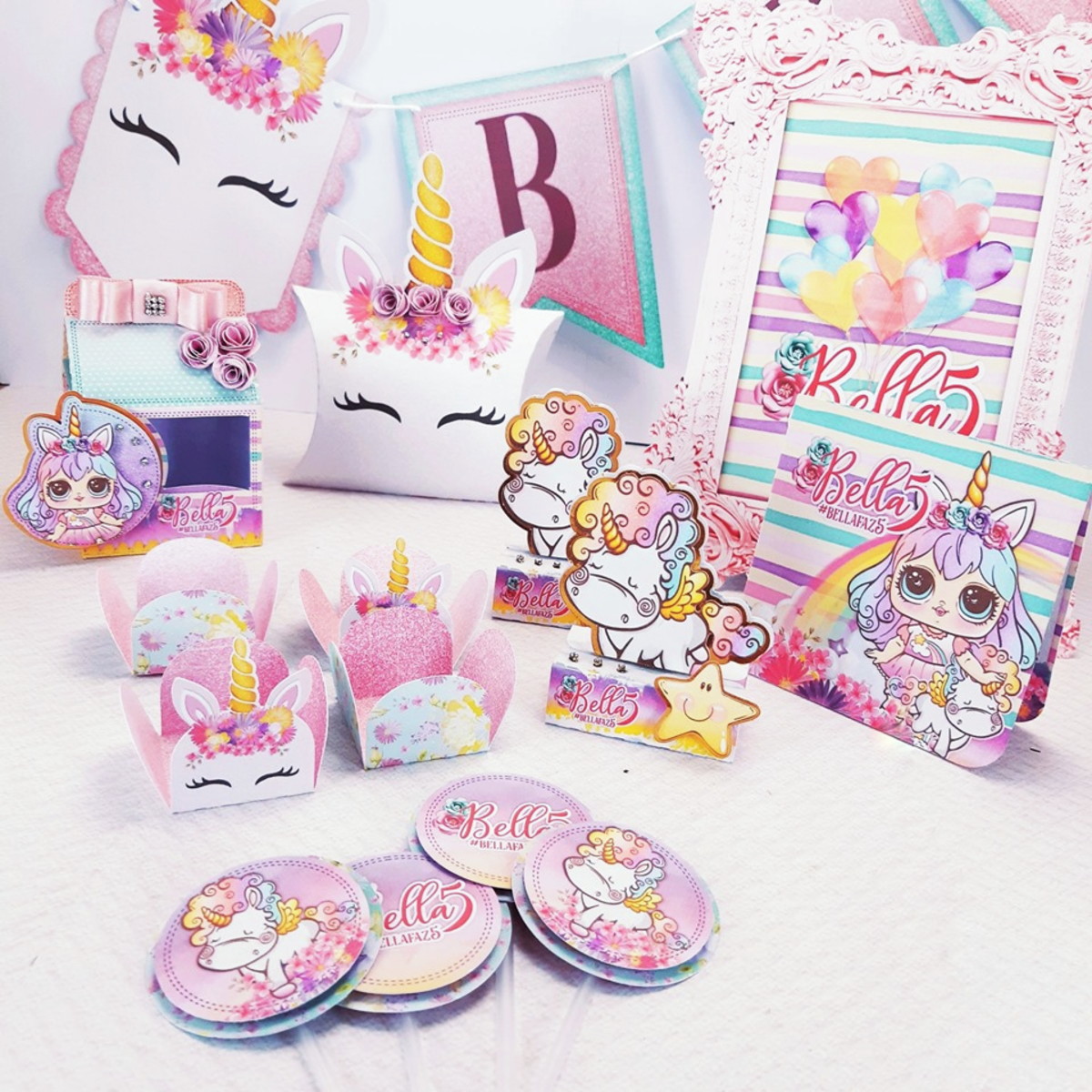 Arquivos de corte kit unicornio luxo 01