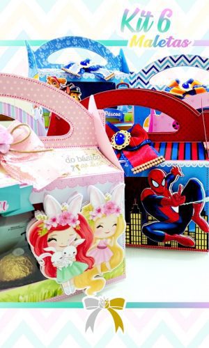 Arquivos de Corte Maletas Mini Confeiteiro