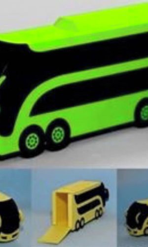 arquivos de corte caixa onibus 3d