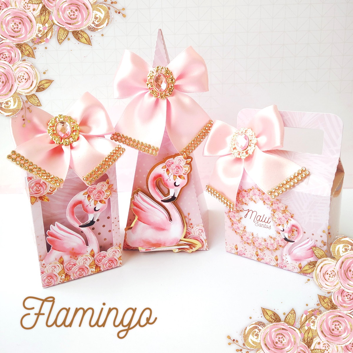 Arquivos de Corte Flamingo Luxo - Imagem 2