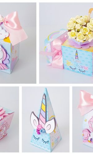 Arquivos de corte kit unicornio luxo