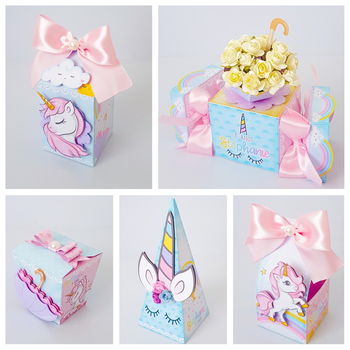 Arquivos de corte kit unicornio luxo