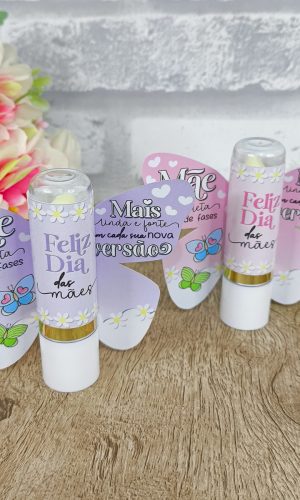 Arquivos de Corte Tag Borboleta Batom Dia das Mães