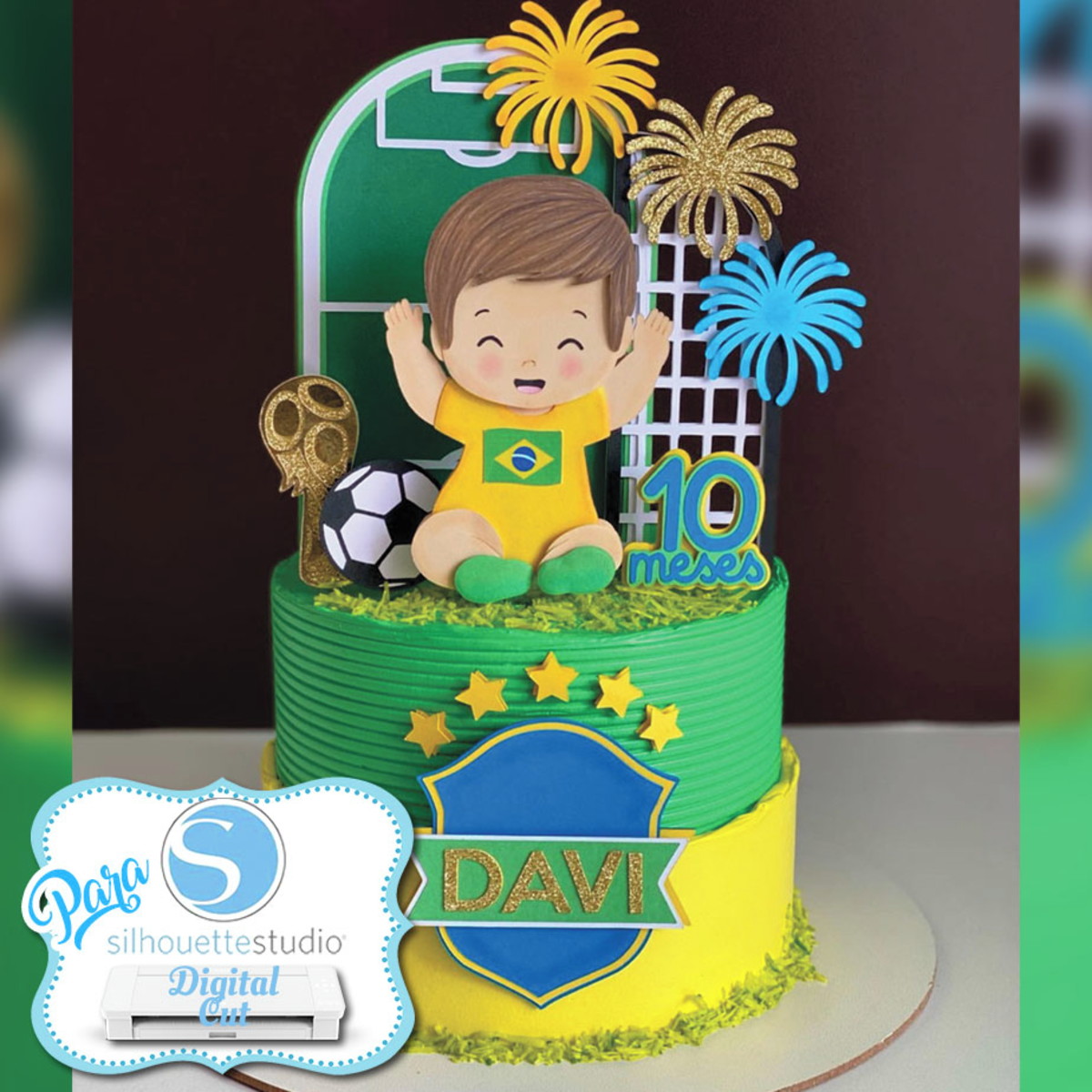 Arquivos de Corte/topo Brasil Futebol Menino 3