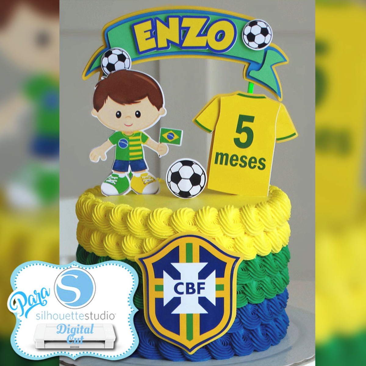 Arquivos de Corte/topo Brasil Futebol Menino