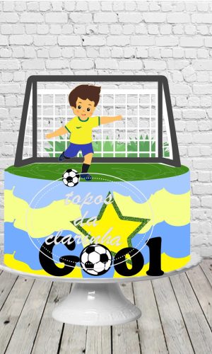 Arquivos de Corte Topo de Bolo Menino Copa Camada