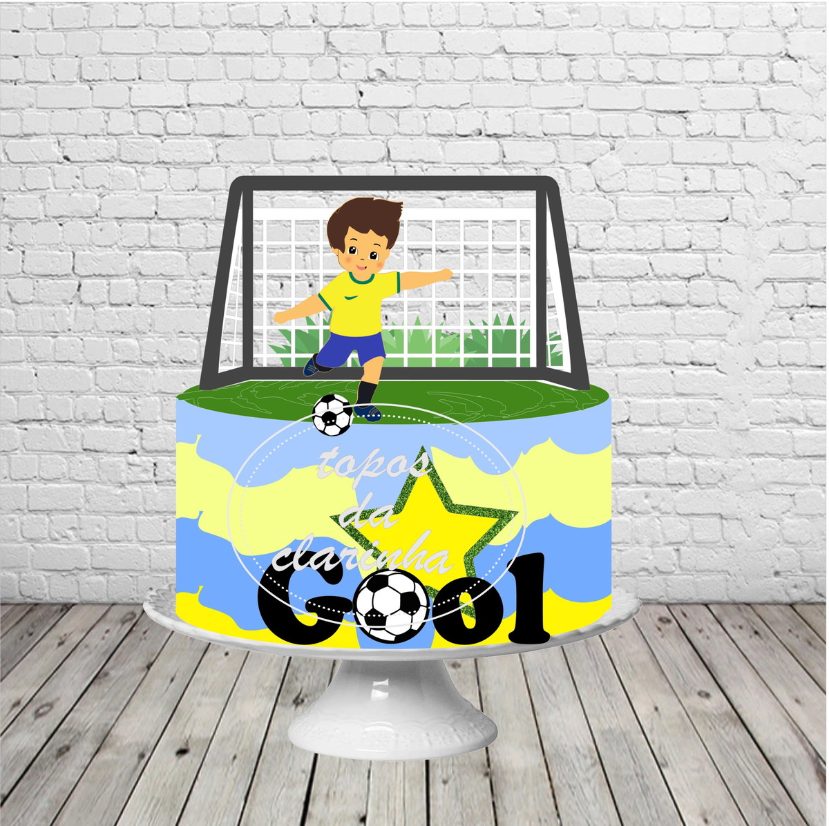 Arquivos de Corte Topo de Bolo Menino Copa Camada