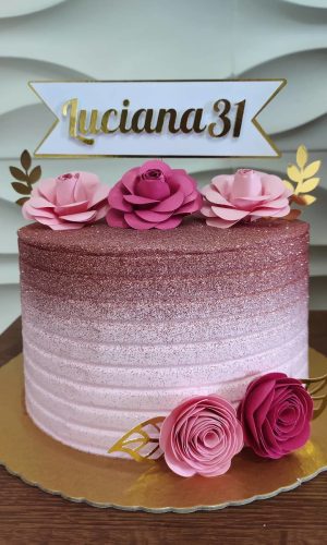 Arquivos de Corte Topo Flores Banner com Nome