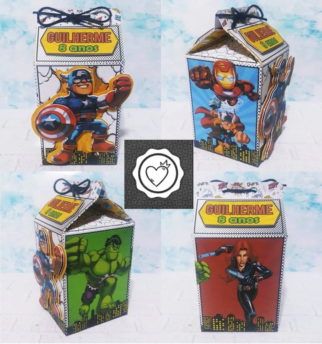 Arquivos de Corte Vingadores Studio e pdf - Imagem 2