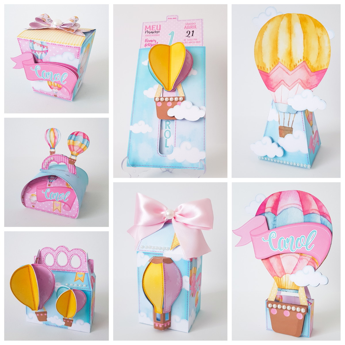 Arquivos de cortes Balão menina