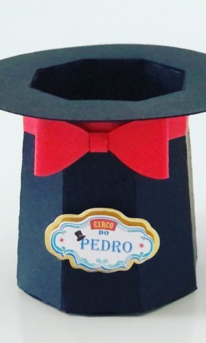 Arquivos de Corte Caixa Cartola Circo Menino