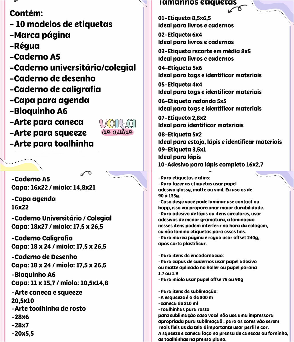 Arquivos Digitais Combo Etiquetas Minnie - Imagem 2