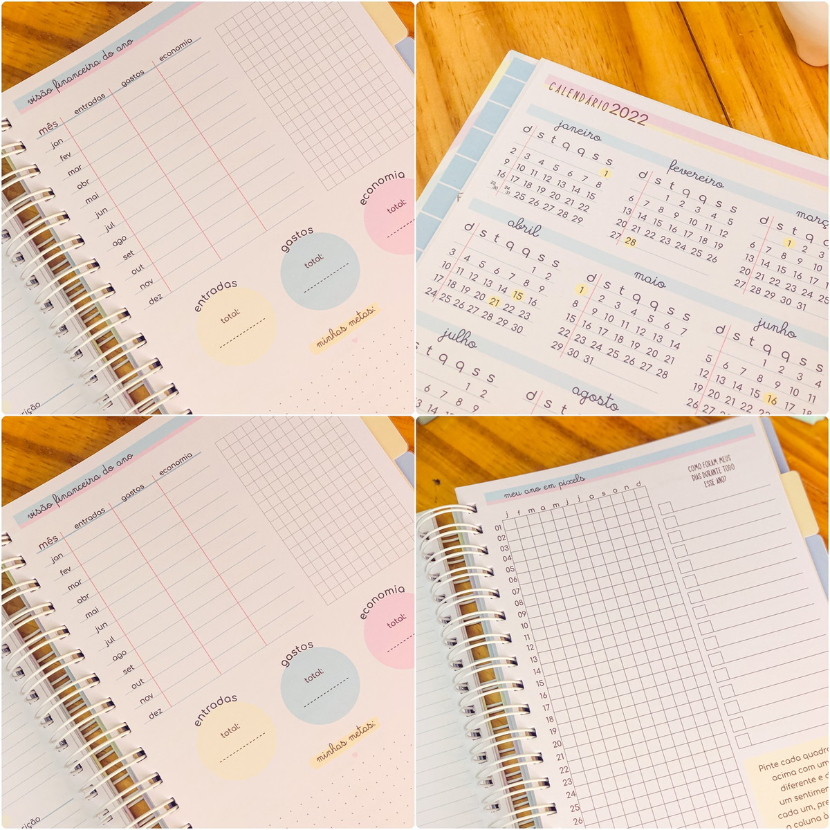 Arquivos digitais para capas e miolos de Planners 2022 - Imagem 4