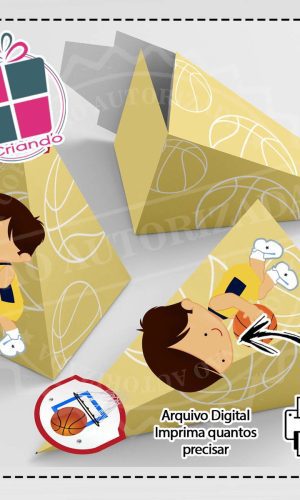 CAIXA PIRAMIDE LAKERS CUTE - ARQUIVO DIGITAL