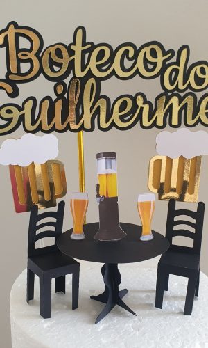 Combo + Arquivo de Corte - Topo de Bolo Boteco 1