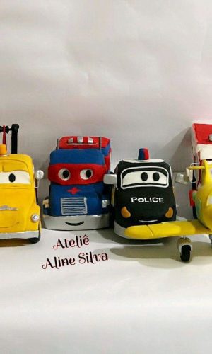 Decoração de Mesa ou Topo de Bolo Super Patrulha