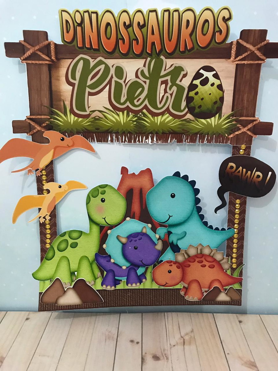 Dino Baby Cute 9 - Arquivos de Corte Studio e pdf - 2502