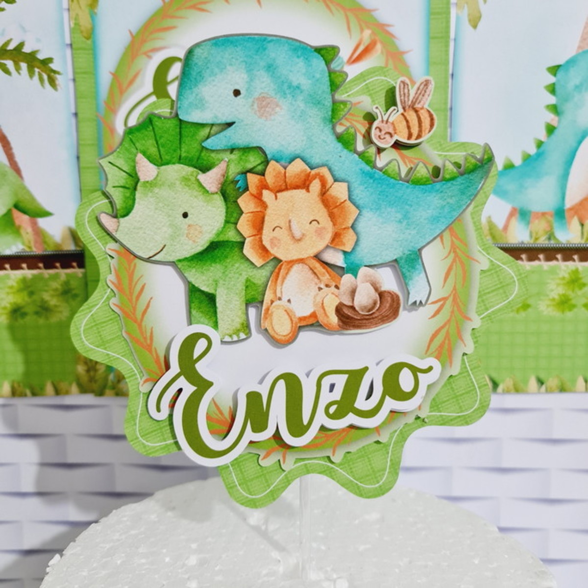 Dinossauro Cute - Arquivos Corte Studio e pdf 724 - Imagem 4
