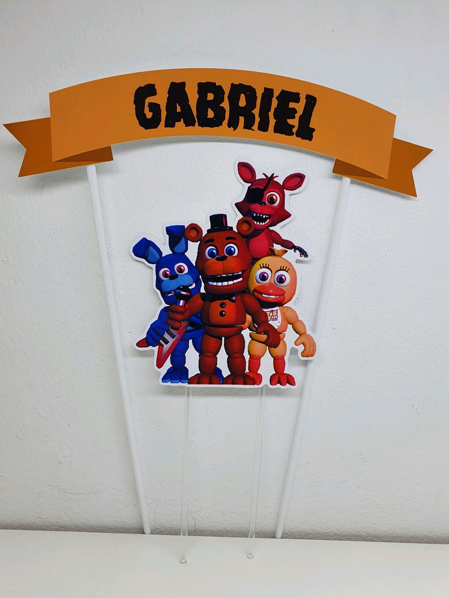 Fnaf Topo de Bolo