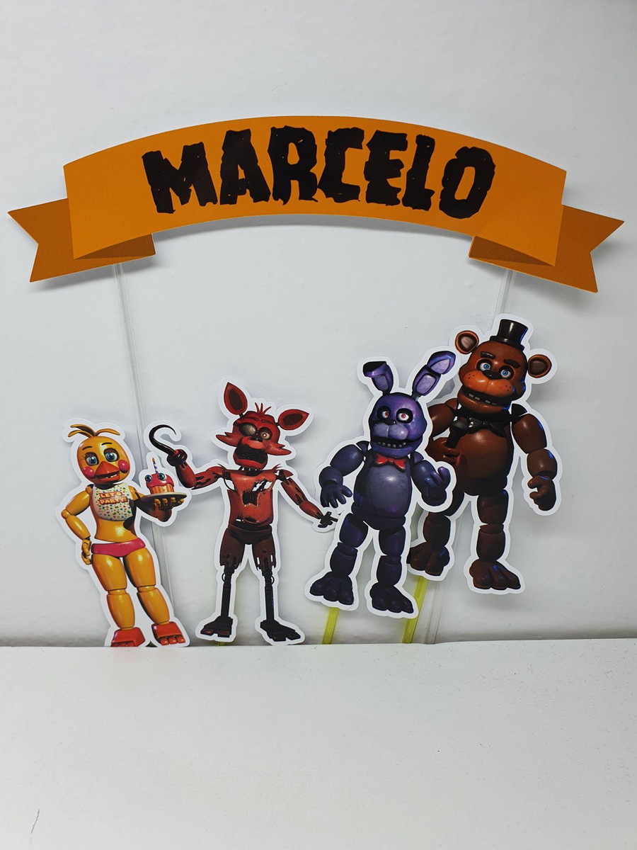 Fnaf Topo de Bolo - Imagem 2