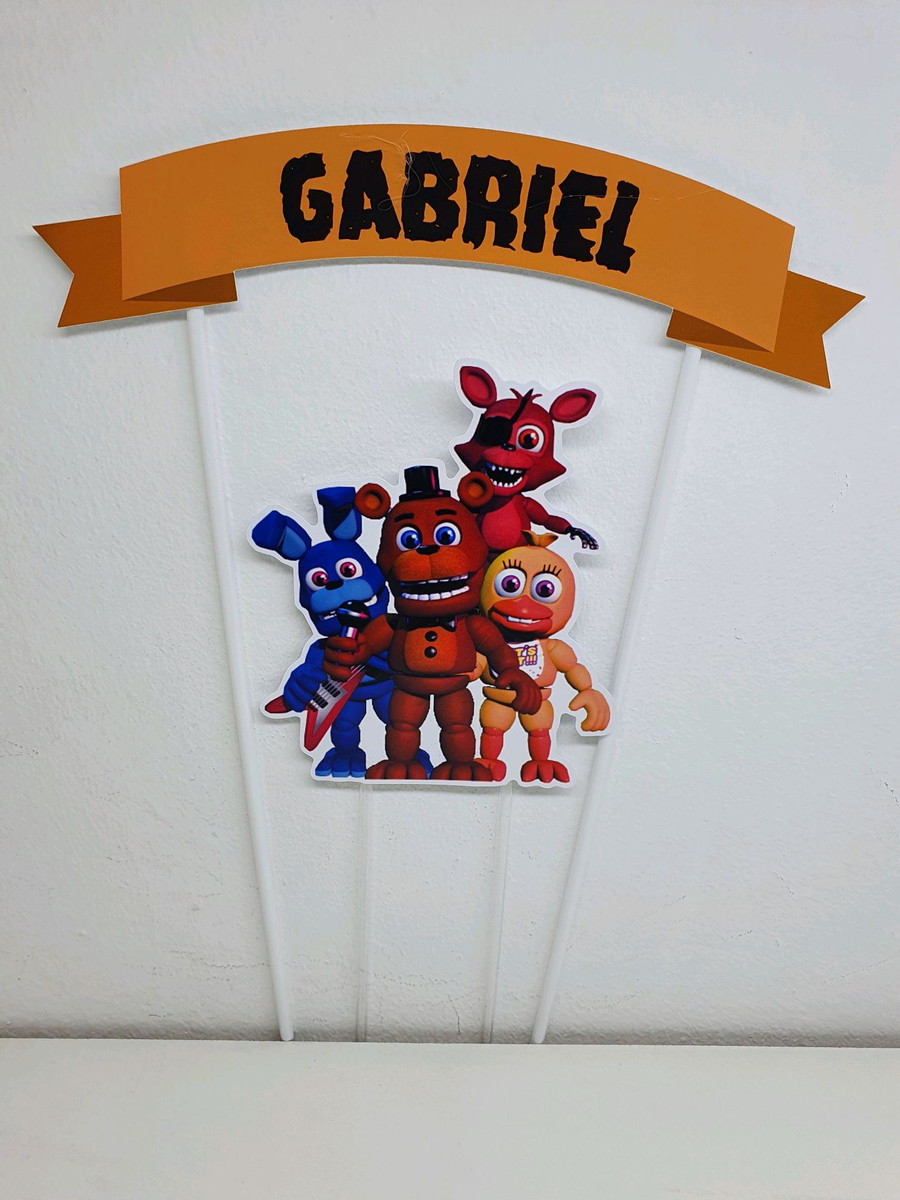 Fnaf Topo de Bolo - Imagem 2