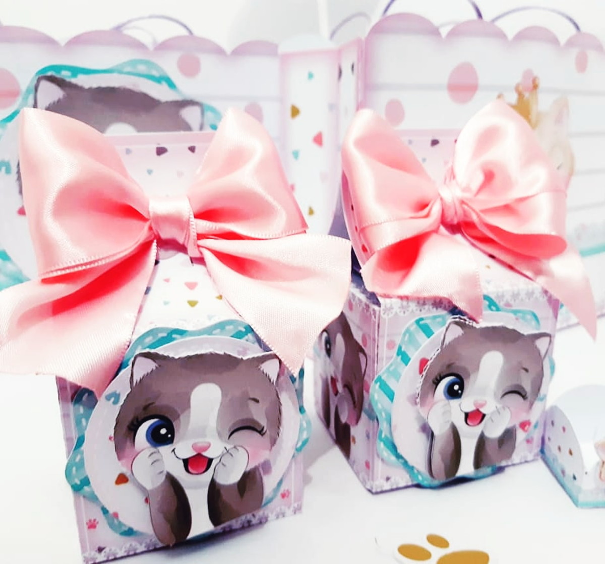 Gatinha Cute - Arquivos de Corte Studio e pdf + Fotos 3112 - Imagem 5