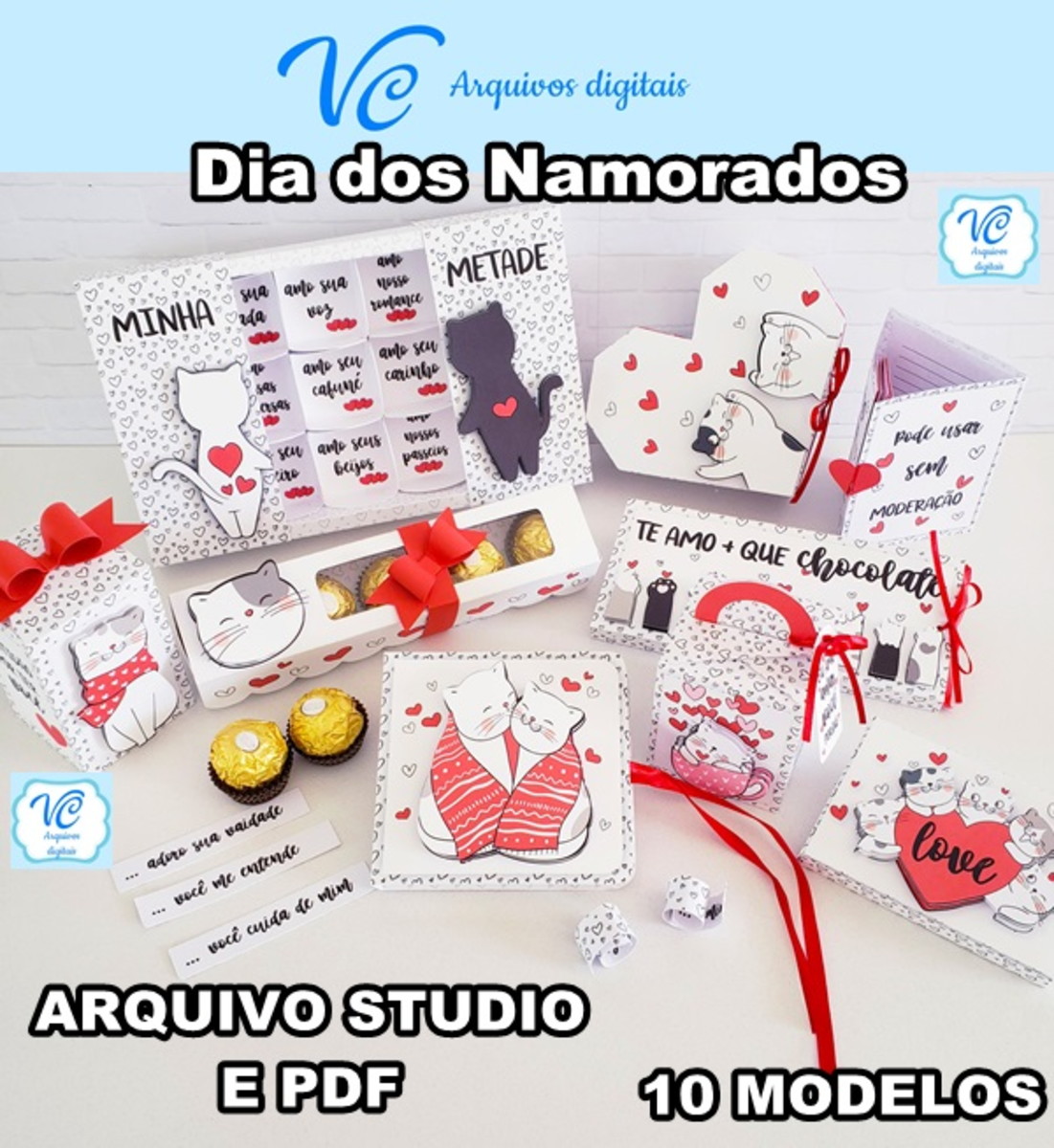 KIT CAIXA DIA DOS NAMORADOS -1- ARQUIVO DE CORTE