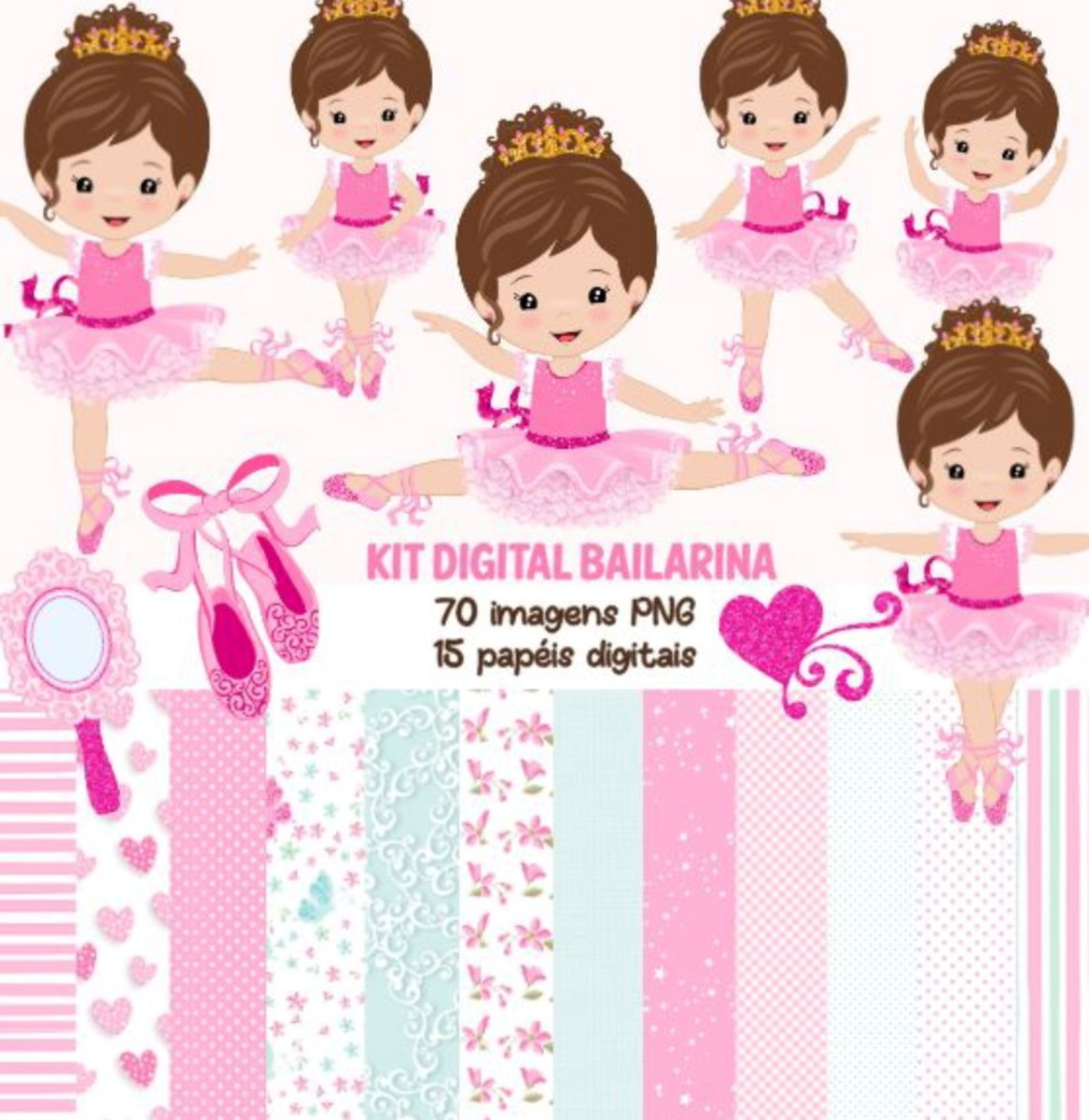 Kit Digital Bailarina #708#