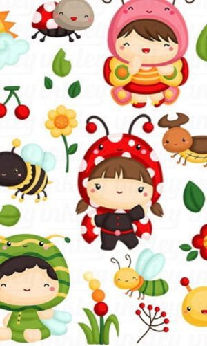 kit Digital Bichinhos Cute PNG- Scrapbook