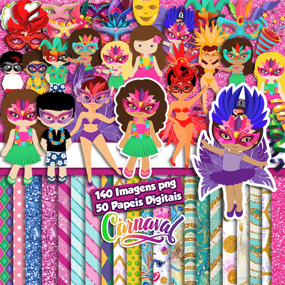 Kit Digital Carnaval 1642
